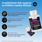 OPTIMUS WEIGHT Multivitamínico y Minerales 22 Nutrientes Esenciales, 1 Comprimido al Día, 60 Comprimidos