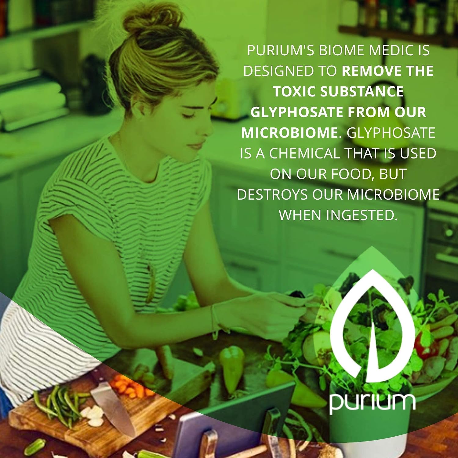 Purium Biome Medic - 60 Cápsulas Veganas - Apoyo a la Salud Intestinal