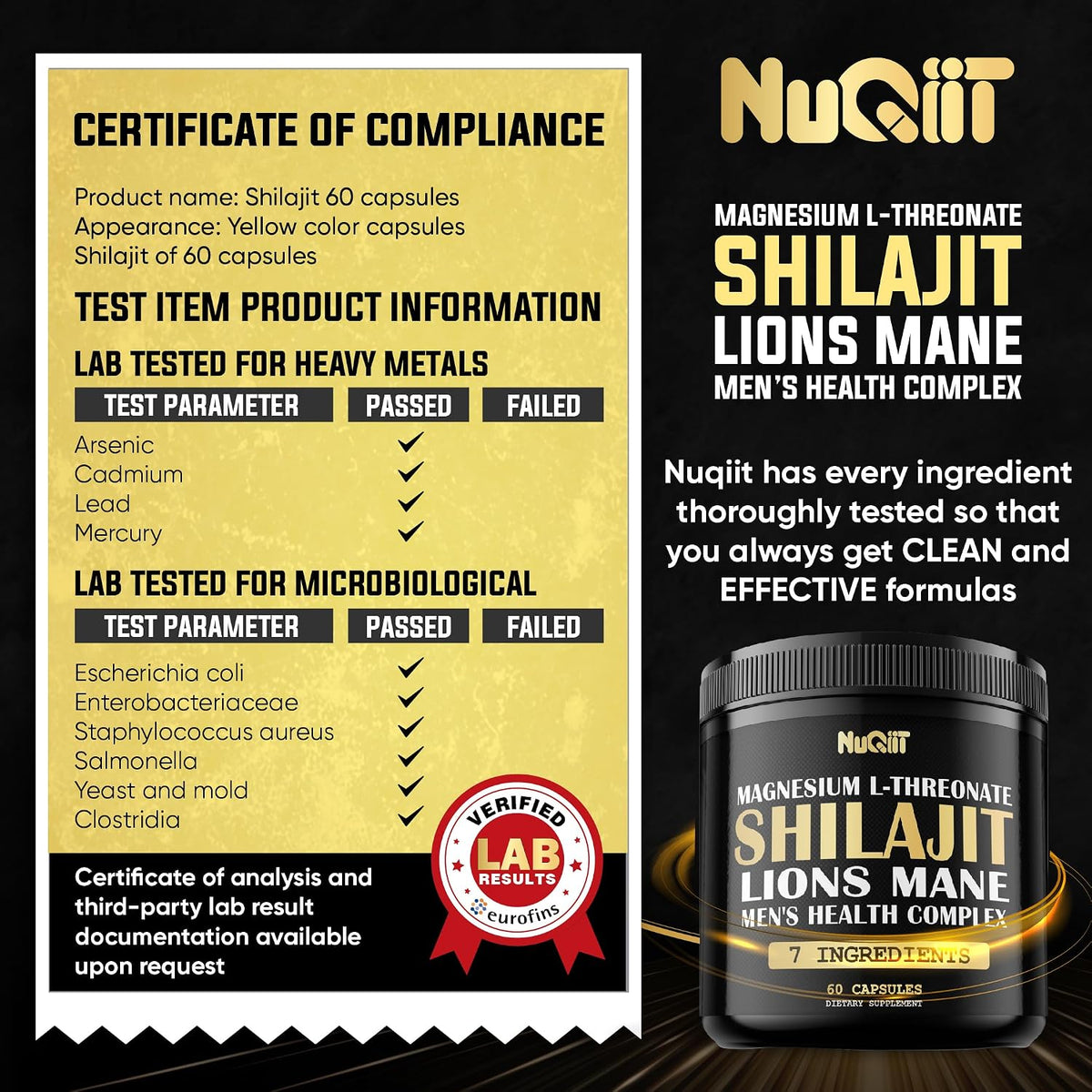 Shilajit Puro del Himalaya Orgánico con – Magnesio: El magnesio contribuye al funcionamiento normal del sistema – Image 7