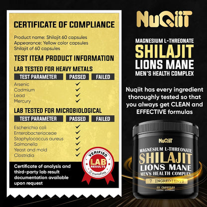 Shilajit Puro del Himalaya Orgánico con – Magnesio: El magnesio contribuye al funcionamiento normal del sistema – Image 7