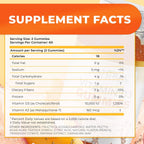 Vitamina D3 10000 UI y K2 MK-7 Gominolas - Sin Azúcar, Alta Absorción - 30 unidades