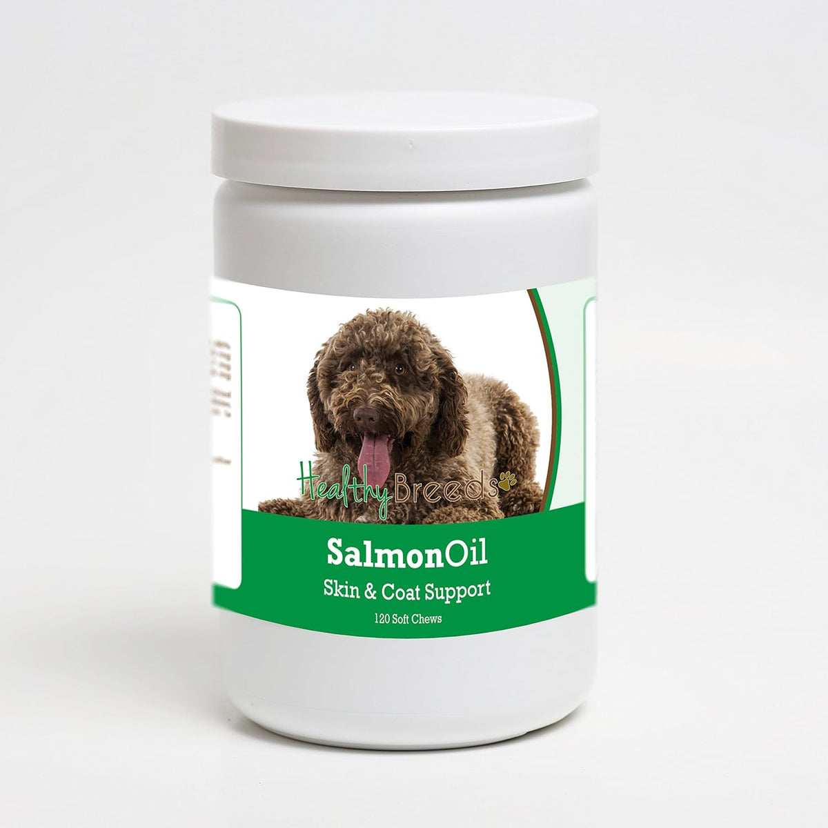 Healthy Breeds Spanish Water Dog Salmon Oil Soft Chews 120 Count – Image 1