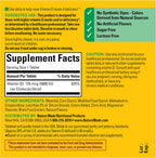 Nature Made Vitamina D3 5000 IU (125 mcg) Extra Strength, Comprimidos Bucodispersables Sin Azúcar, 70 Unidades