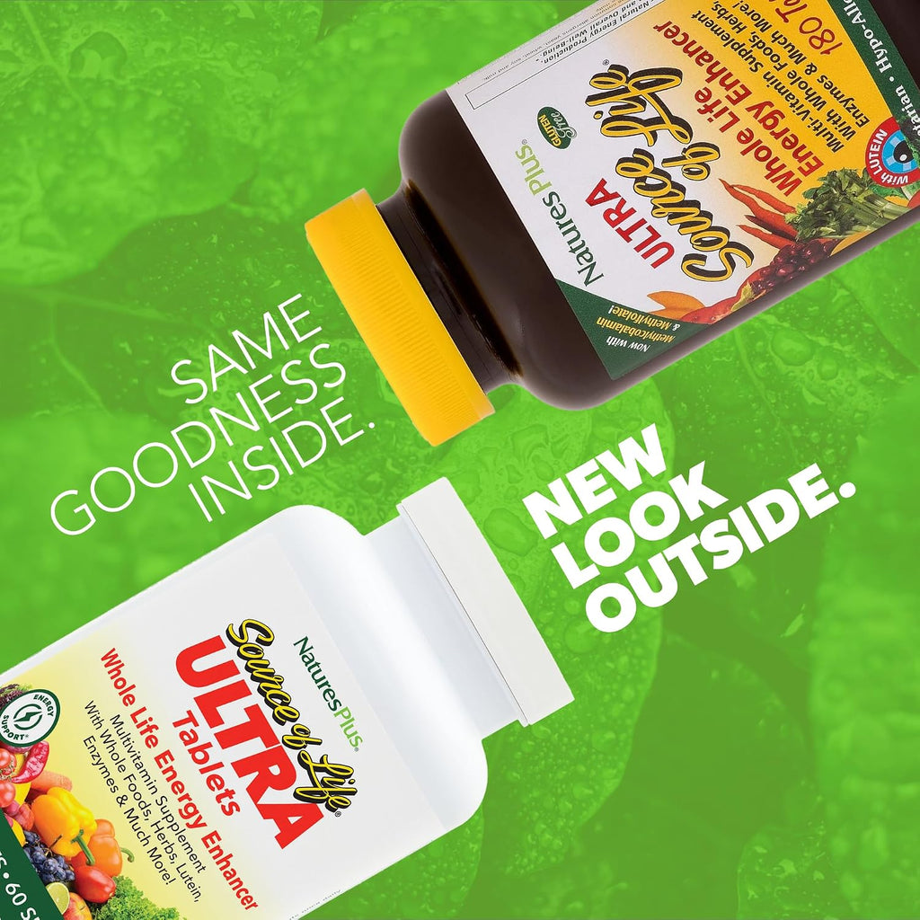 NaturesPlus Ultra Source of Life Multivitamínico - 180 Comprimidos