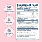 Love Sweat Fitness Miss Congeniality - Suplemento de Ashwagandha, Vitaminas B y Magnesio para Mujeres - Vainilla - 28 porciones
