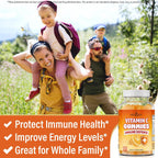 NEW AGE Vitamin C Gummies - Naranja - 60 Gomitas - Sin Gluten - Vegetariano