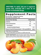 Nature's Truth Vitamina D3 Gummies 5000 IU - 120 Gomitas Sabor Melocotón Natural