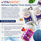 Vitamatic Lactoferrina 250 mg – 60 Cápsulas Vegetales