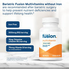 Bariatric Fusion Multivitamínico Bariátrico Sin Hierro – 60 Cápsulas (1 Mes)