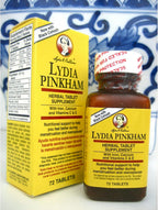 Lydia Pinkham Herbal Tablet Supplement 72 Tablets (Pack de 5)