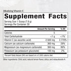 Equilife Alkalizing Vitamin C Supplement, Lemon Splash, 30 Servings | 2500 mg por ración