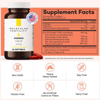 VIVOMEGA Fish Oil con VESIsorb® – Suplemento de Omega 3 con Vitamina D3 y K2 para el Bienestar Reproductivo – 60 Cápsulas Blandas