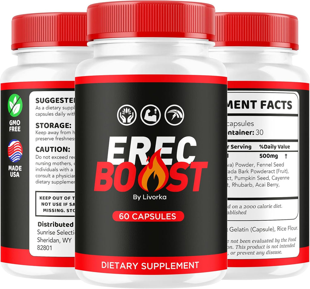 ErecBoost Cápsulas (2 Paquetes) - 120 Cápsulas