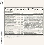 Codeage Vitaminas para el Cabello con Biotina 10000 mcg, Queratina, Colágeno y Vitaminas - 2 Envases