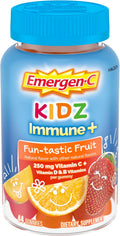Emergen-C Kidz Gomitas de Vitamina C para el Sistema Inmunitario - Sabor Fruta Divertida - 44 unidades
