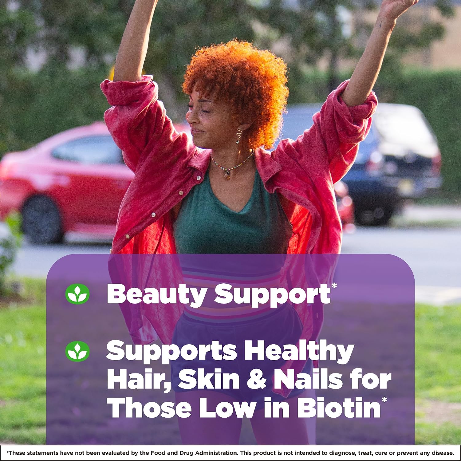 Natrol Biotina 10000mcg, para Cabello, Piel y Uñas Saludables, 200 Comprimidos