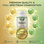 Perfect E - Patented EVNol® Brand tocotrienols Full Spectrum tocotrienol Complex w/Highest Ratio of Alpha, beta, Gamma, and Delta-tocotrienols (268mg - 400 IU) (30)