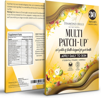 Diamond Hills Multi Patch-Up – Parches diarios multivitamínicos, 30 unidades – Image 1