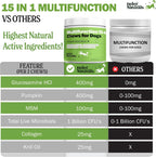 Deley Naturals 15 en 1 Multivitamínico para Perros - 120 Masticables