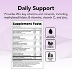 Theralogix Companion Multivitamínico y Mineral - 90 Comprimidos - Para Mujeres y Hombres Sin Hierro, Vitamina D ni Vitamina K - Vitaminas B, Zinc y Magnesio - NSF Certificado