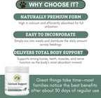 Wholistic Pet Organics Pure Powder Calcium - Calcio en Polvo para Perros y Gatos - 60 Dosis