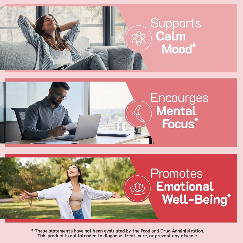 YumV's De-Stress Gummies con GABA, L-Teanina y Melisa - Sabor a Frutos del Bosque - Gominolas Calmantes para Adultos y Adolescentes - 42 unidades