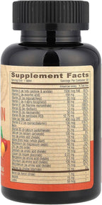 DEVA Tiny Tablets Multivitamínico Vegano para Hombres y Mujeres con Hierro, 90 Comprimidos
