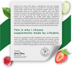 Lifeable Vitamina D3 5000 IU Sin Azúcar - Gomitas con Sabor Natural a Fresa - 90 Unidades