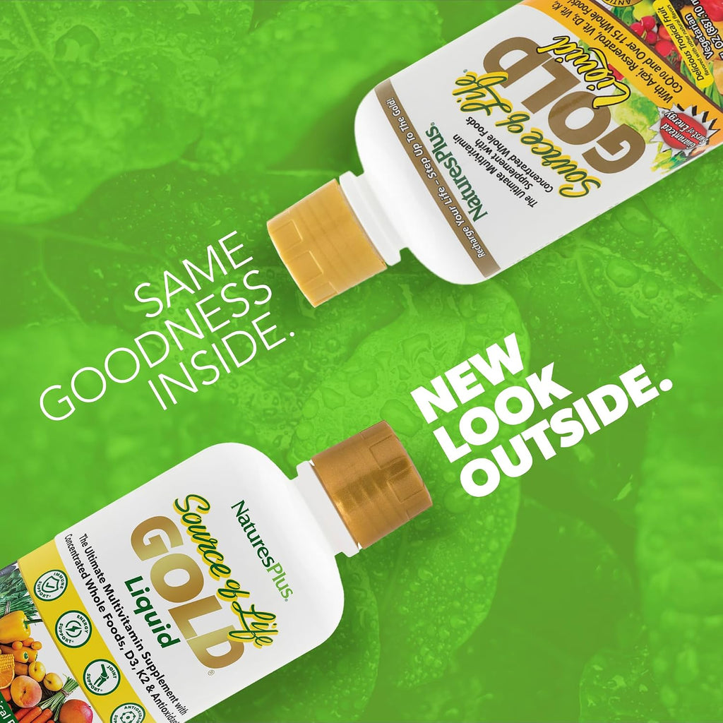 NaturesPlus Source of Life GOLD Multivitamínico Líquido - 890 ml (30 oz)