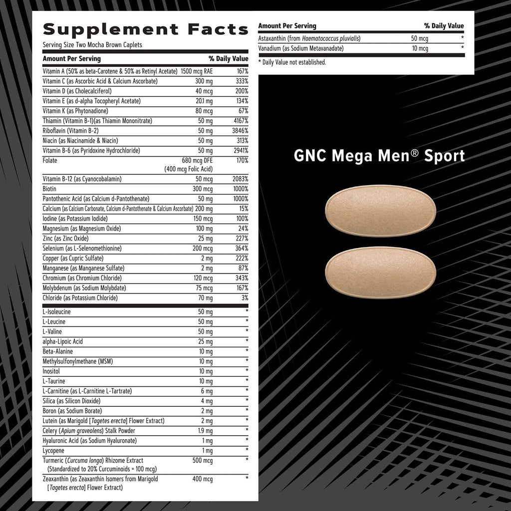 GNC AMP Men’s Extreme Training Vitapak Program, 5 Productos en 1, Multivitamínico para Hombres, 30 Días