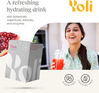 Yoli Truth Antioxidante y Apoyo Inmunitario con Vitamina C, Botánicos y Superfrutas - Sabor Granada, 30 Sobres