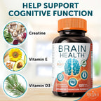 NextGenU Suplemento Cerebral - 120 Cápsulas Veganas - Nootrópico con Aminoácidos, Polifenoles y Vitaminas B