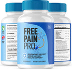 Free Pain Pro Cápsulas (2 Envases, 120 Cápsulas) – Suplemento Natural para el Bienestar General
