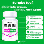 Healthfare - Extracto de Hoja de Banaba 3000mg - 90 Cápsulas Veganas - Estandarizado con Ácido Corsólico