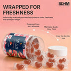 SOHM Multivitamin Gummies para Hombres y Mujeres, 60 unidades – Gomitas diarias con Vitaminas A, C, D3, E y Ácido Fólico