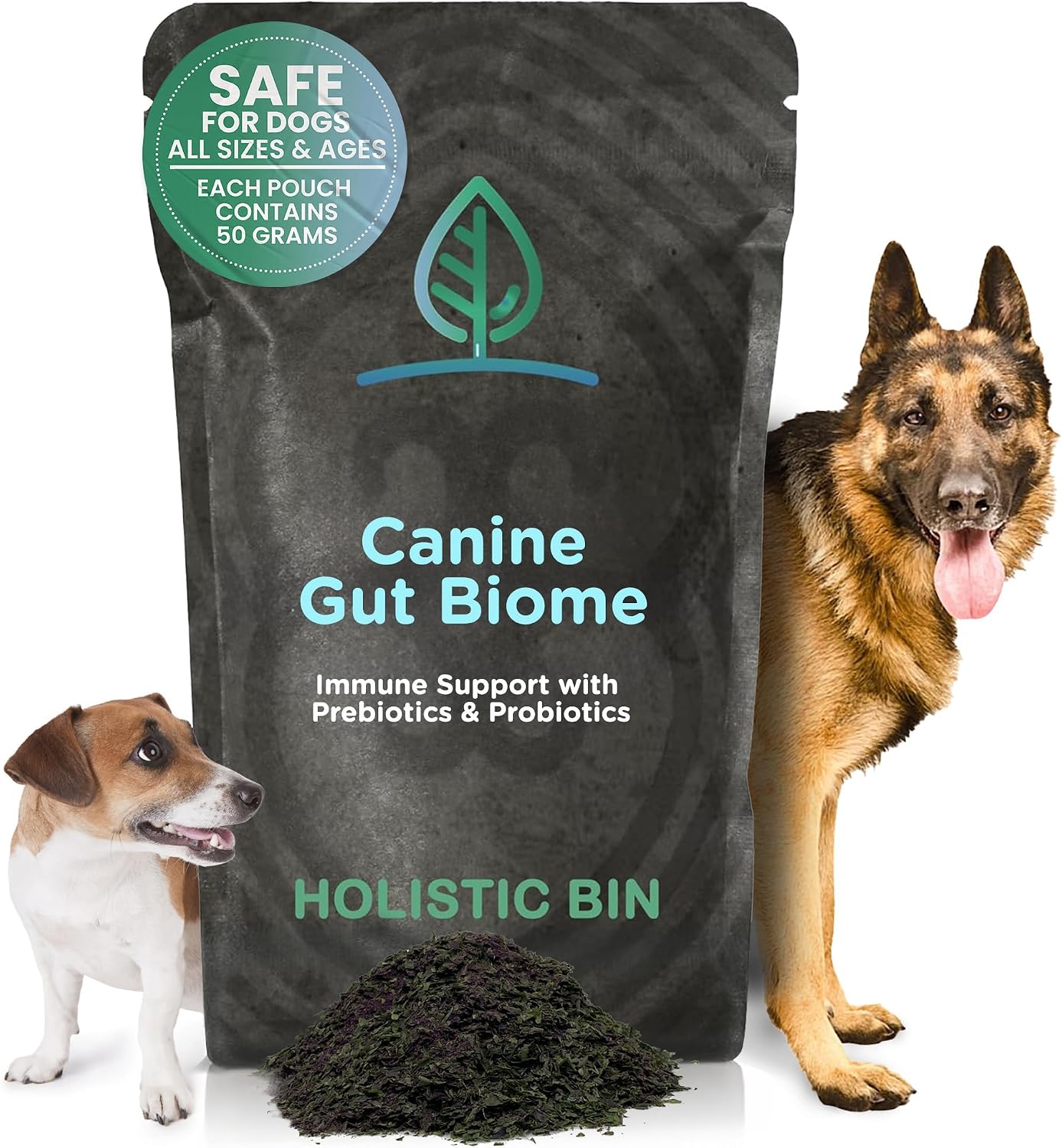 Holistic Bin Canine Fermented Farmer's Blend - Mezcla Fermentada de Calabaza, Espinacas y Vegetales (50g)