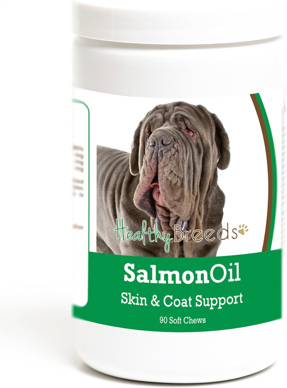 Healthy Breeds Neapolitan Mastiff Salmon Oil Soft Chews 90 Count – Image 1