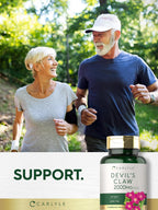 Carlyle Garra del Diablo Suplemento Herbal | 200 Cápsulas | No Transgénico y Sin Gluten