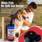 Life Line Aceite de Salmón para Mascotas | Omega-3 EPA DHA para Perros y Gatos | Apoya la Piel, Pelaje, Cerebro y Corazón | Filtrado en Frío – 946 ml
