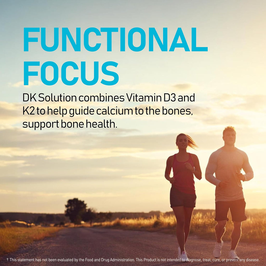 NANOWELL DK Solution – Vitamina D3 (2000 UI) + K Complejo, 120 Cápsulas