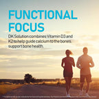 NANOWELL DK Solution – Vitamina D3 (2000 UI) + K Complejo, 120 Cápsulas