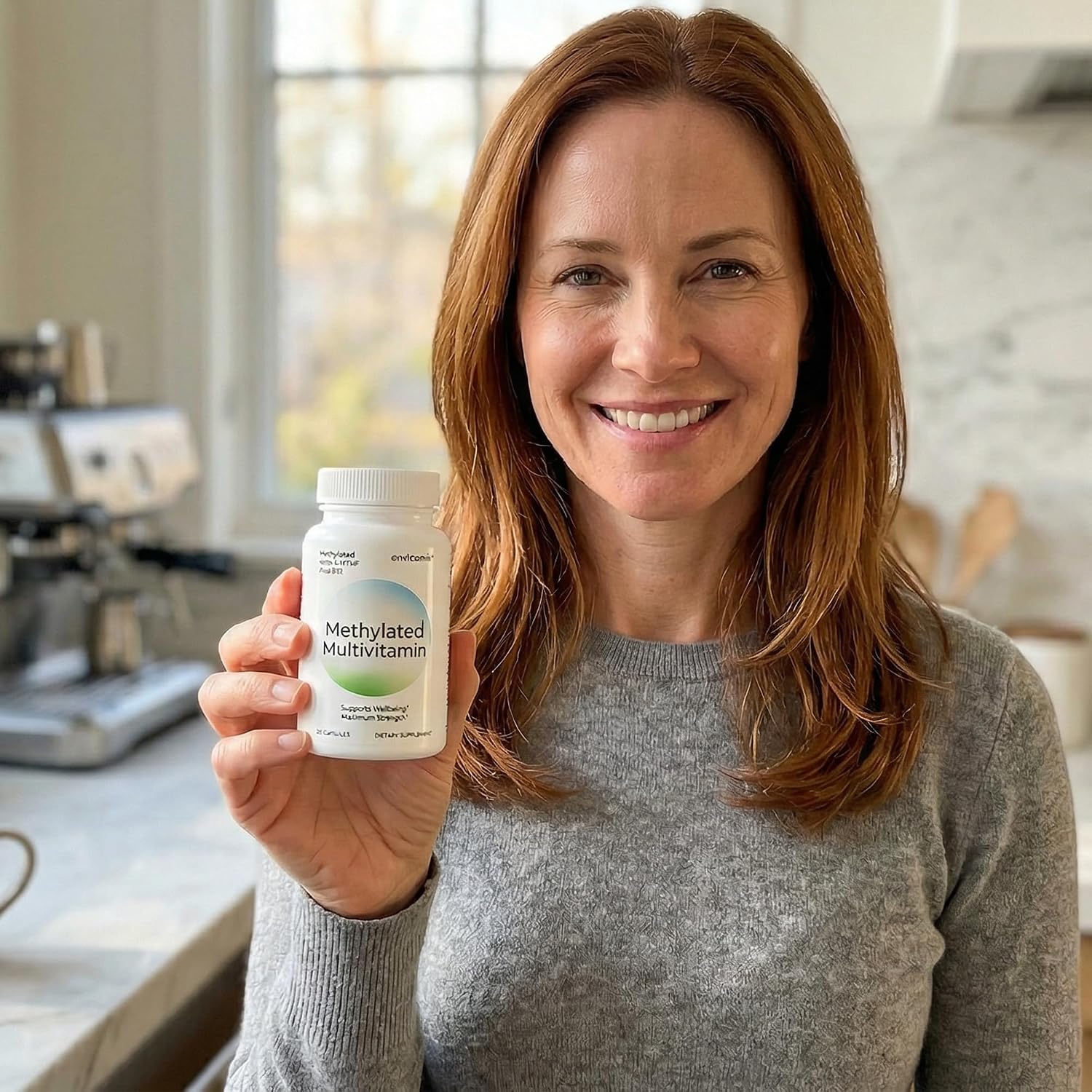 envitamin Complejo Multivitamínico Metilado con L-Metilfolato, B12 Metilada, 5-MTHF, Inositol y Licopeno