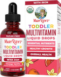 MaryRuth's Multivitamínico Infantil con Hierro Orgánico - Gotas Líquidas para Niños de 1 a 3 Años, 30 ml
