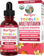 MaryRuth's Multivitamínico Infantil con Hierro Orgánico - Gotas Líquidas para Niños de 1 a 3 Años, 30 ml