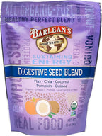 Organic Flax, Chia, and Coconut Seed Blend with 2,330 mg Omega-3 Fatty Acids, Fiber Supplement with Whole Chia Seeds and Ground Flax, 340g