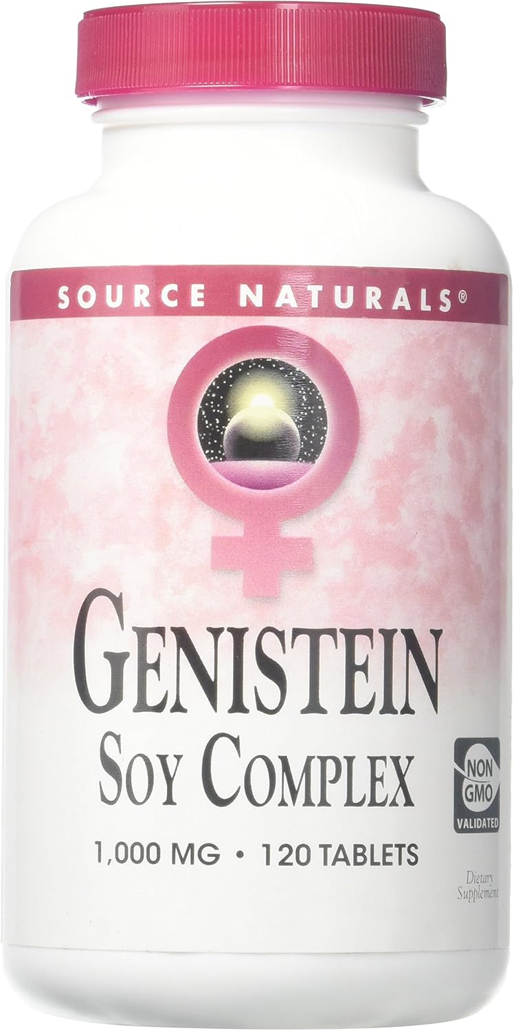 Source Naturals Genisteína 1000 mg Eternal Woman, 120 Comprimidos