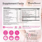 Power By Naturals Methyl Prenatal con Probióticos – Vitaminas prenatales con hierro, metilfolato, B12 y 28 nutrientes y botánicos – Vegano, sin gluten – 60 cápsulas (1 mes)