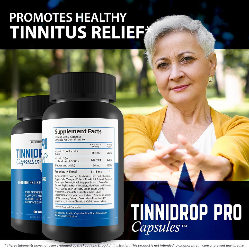 Tinnidrop Pro Cápsulas - Apoyo para la Salud Auditiva