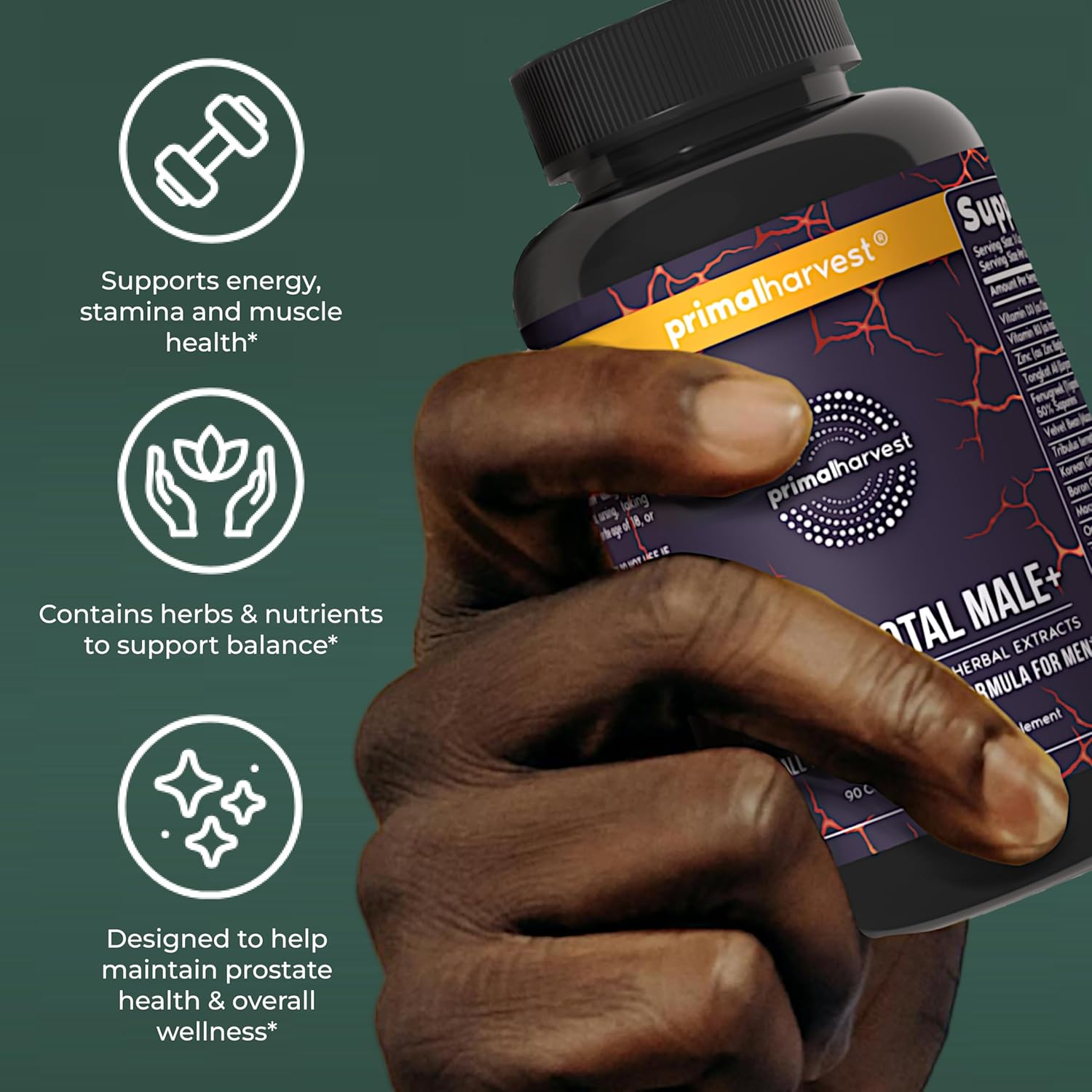 Primal Harvest Total Male+ Multivitamínico para Hombres