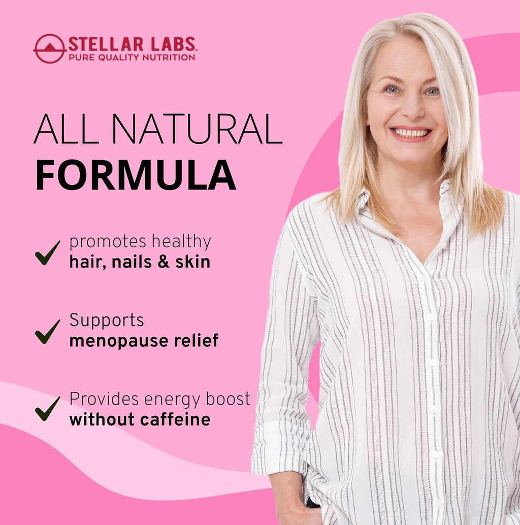 Stellar Labs Low FODMAP Multivitamínico Vegano para Mujeres - Sin Hierro - 60 Cápsulas Vegetales